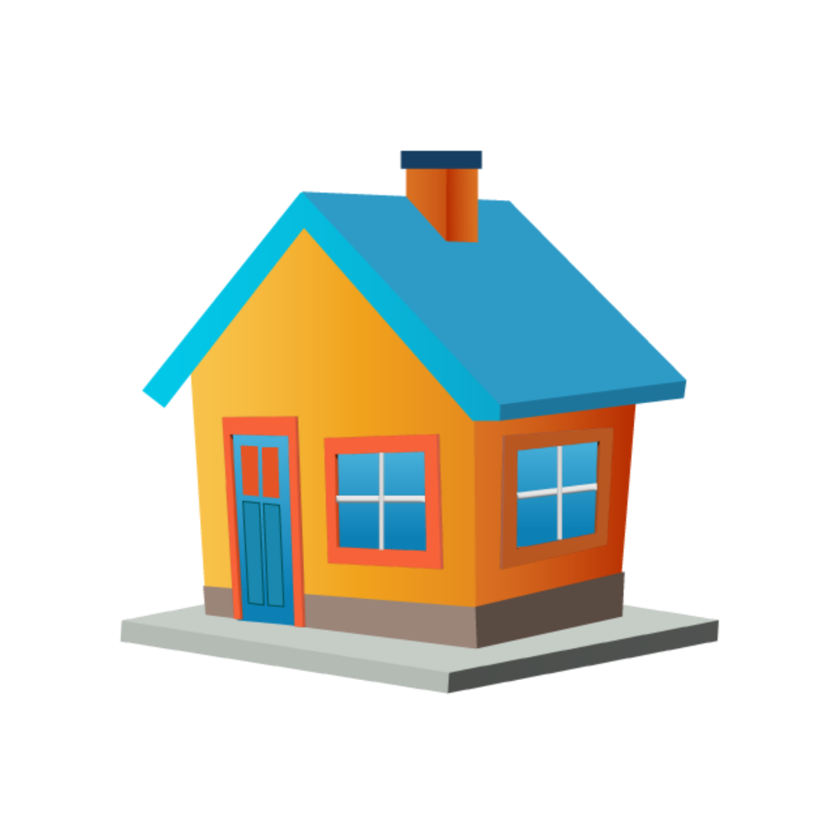 3D House Clipart