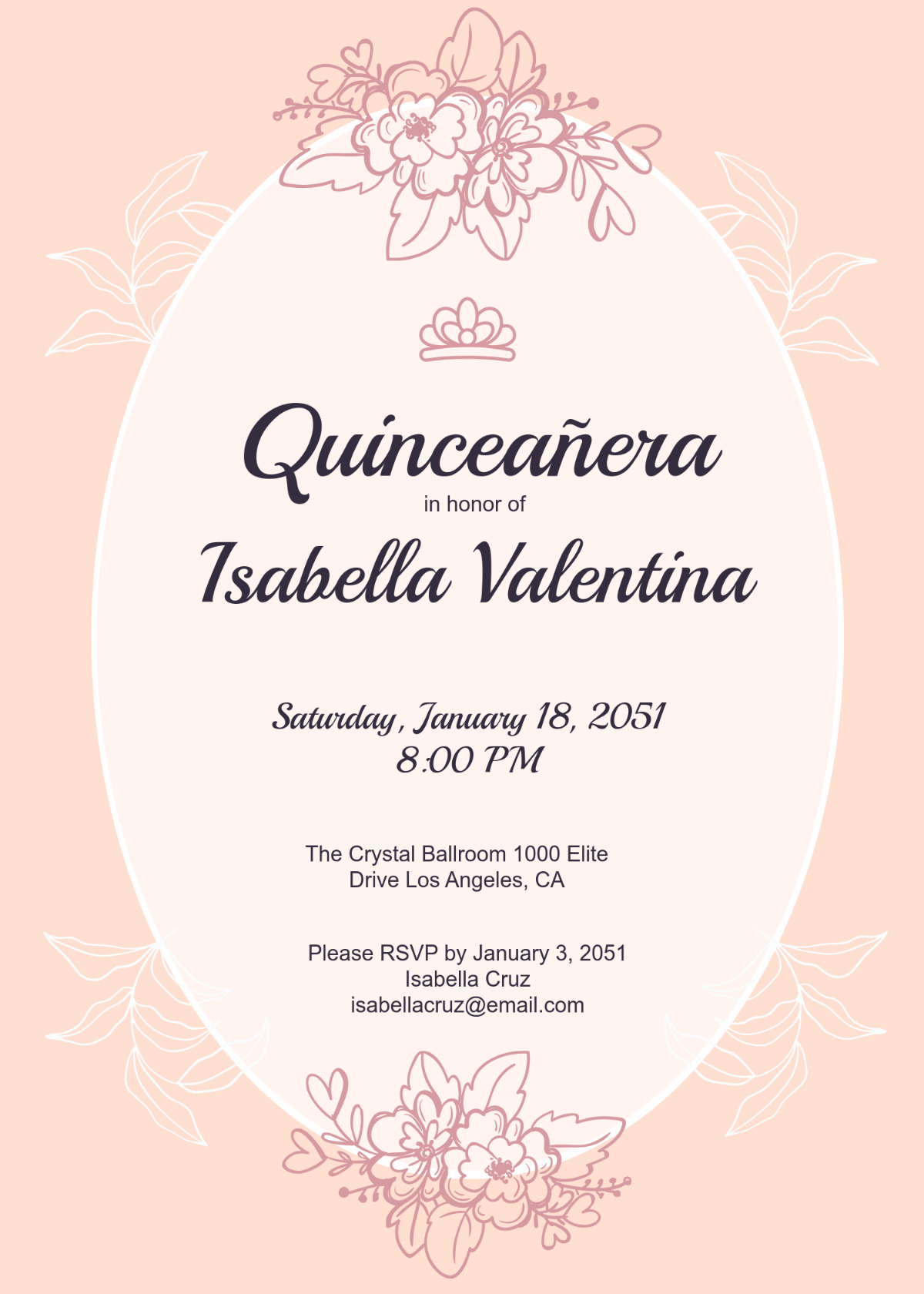 Download Quinceañera Invitation