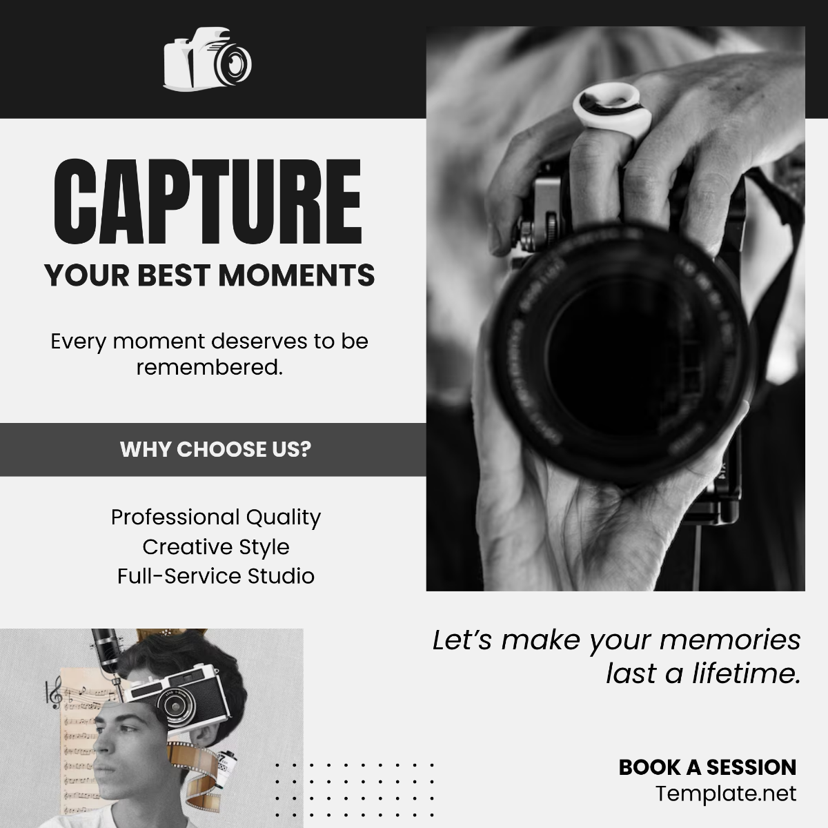 Photography Instagram Post Template - Download | Template.net