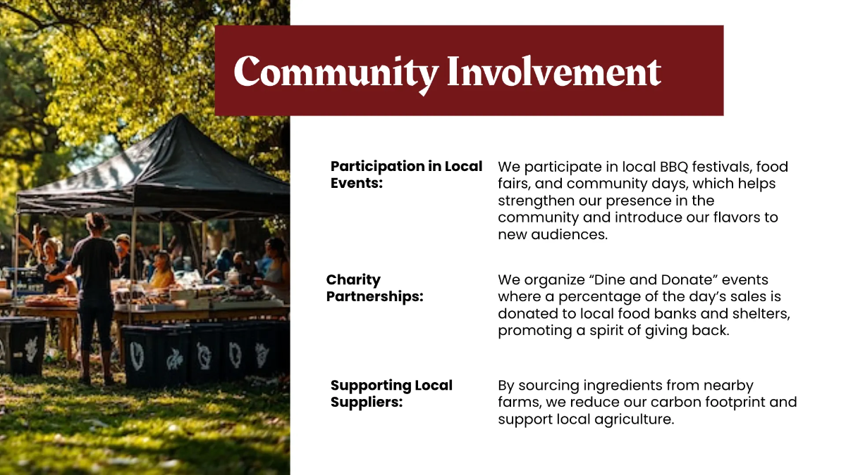 Free BBQ Presentation Template to Edit Online