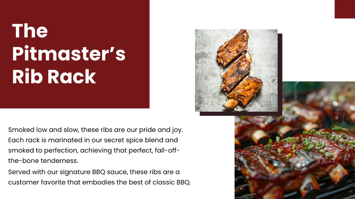 Free BBQ Presentation Template to Edit Online
