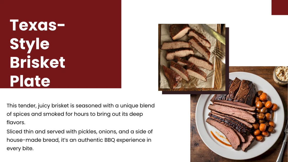 Free BBQ Presentation Template to Edit Online