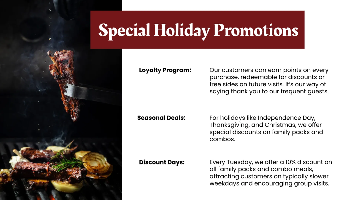 Free BBQ Presentation Template to Edit Online