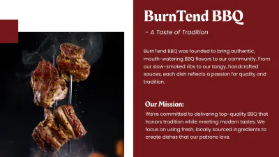 Free BBQ Presentation Template to Edit Online