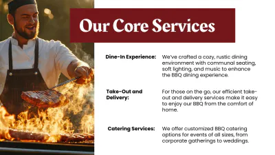 Free BBQ Presentation Template to Edit Online