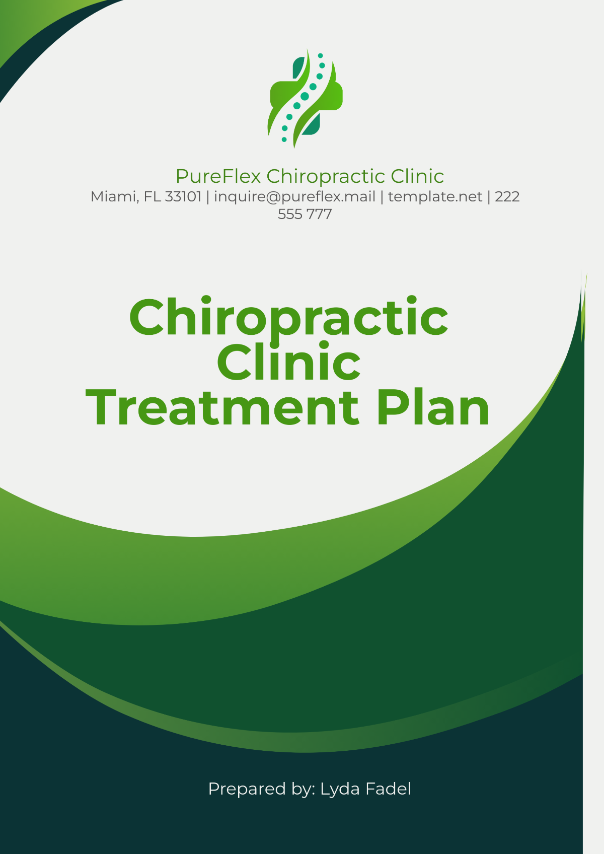 Chiropractic Clinic Treatment Plan Template - Edit Online & Download