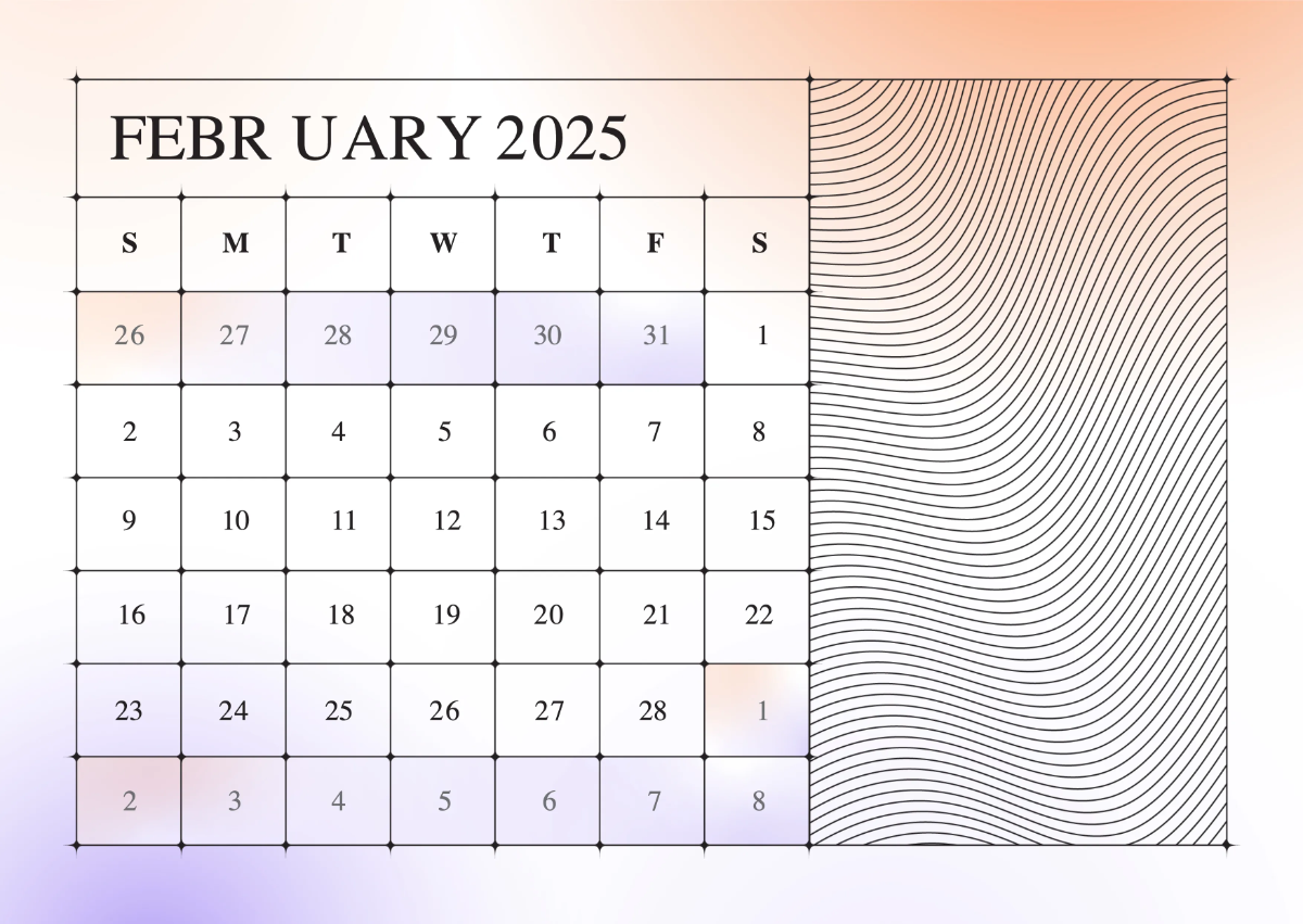 Free Blank 2025 Calendar Template to Edit Online