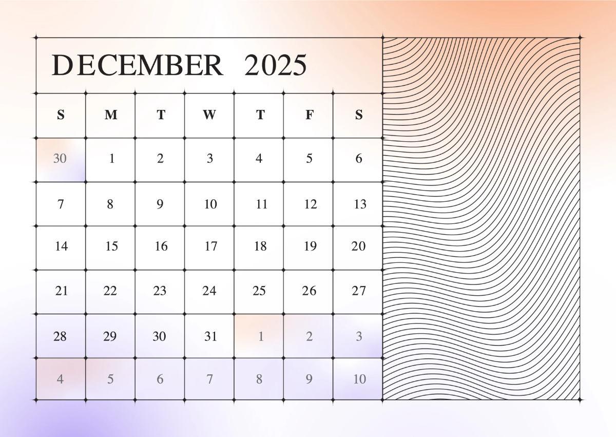 Free Blank 2025 Calendar Template to Edit Online