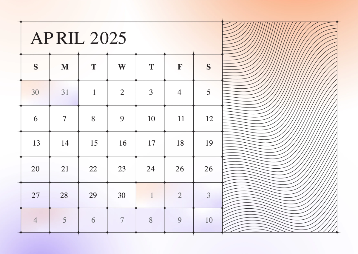 Free Blank 2025 Calendar Template to Edit Online
