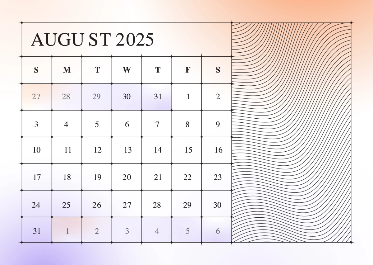 Free Blank 2025 Calendar Template to Edit Online