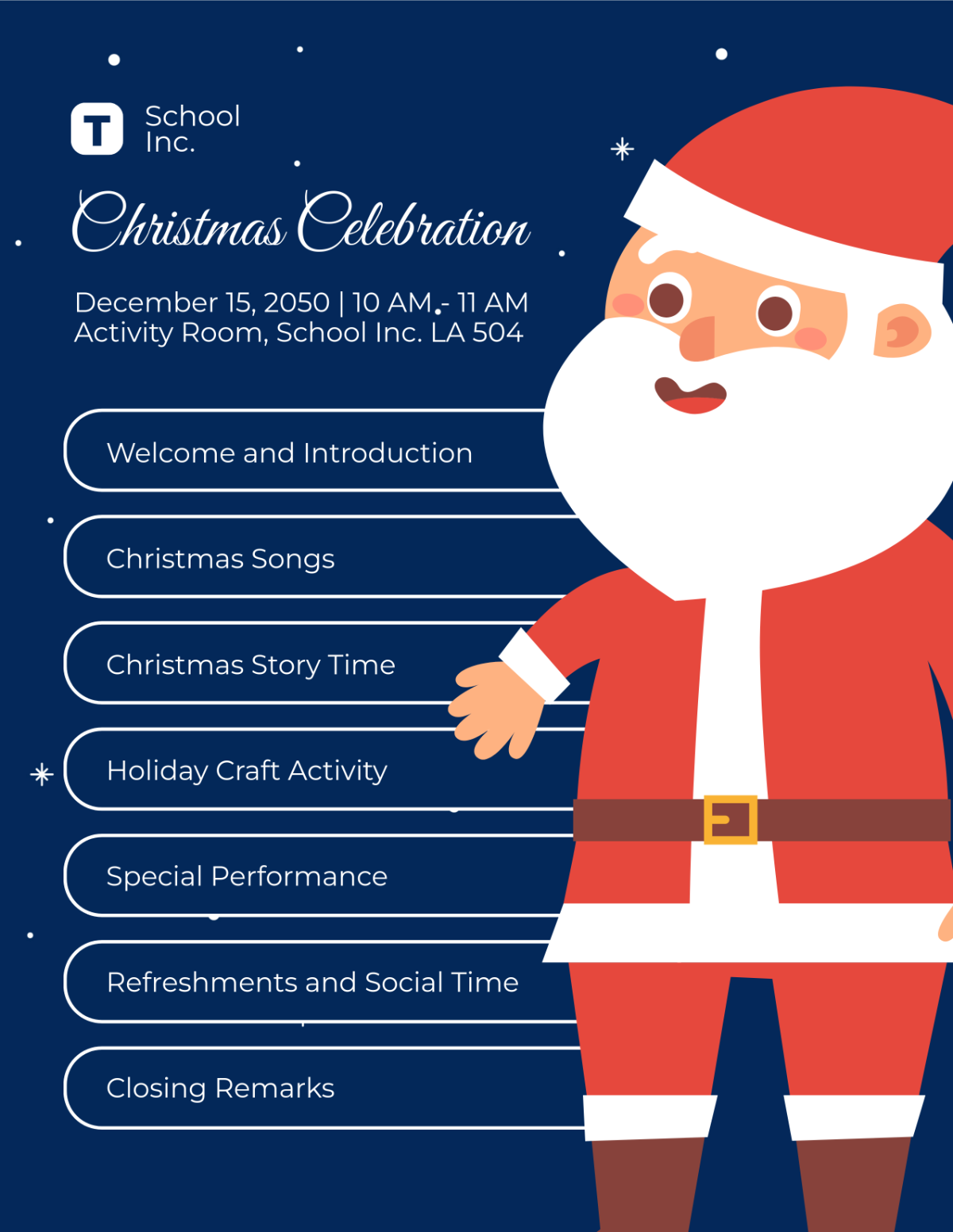 Free Christmas Program Template - Edit Online & Download | Template.net