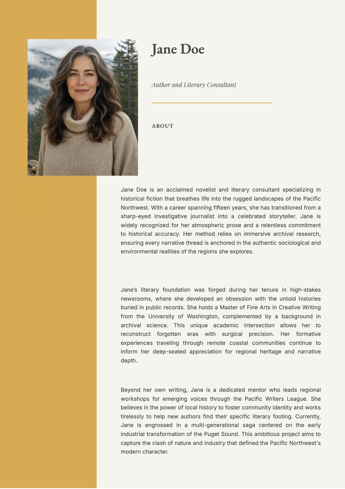 Simple Bio Template - Download