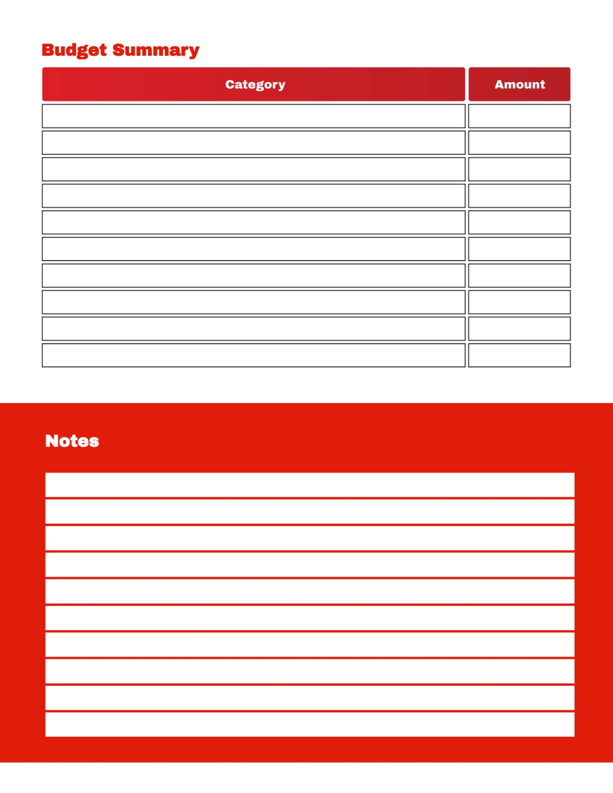 Free Sports Club Budget Planner Template to Edit Online