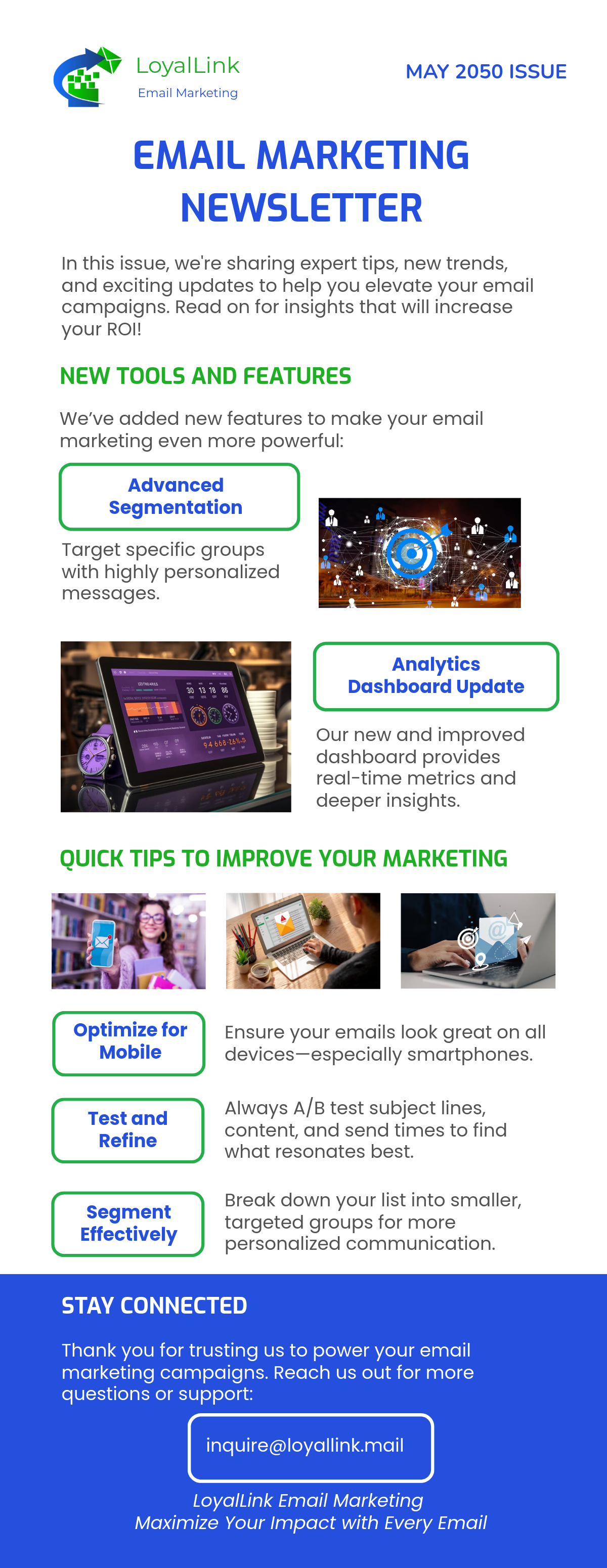 Email Marketing Newsletter Template - Edit Online & Download