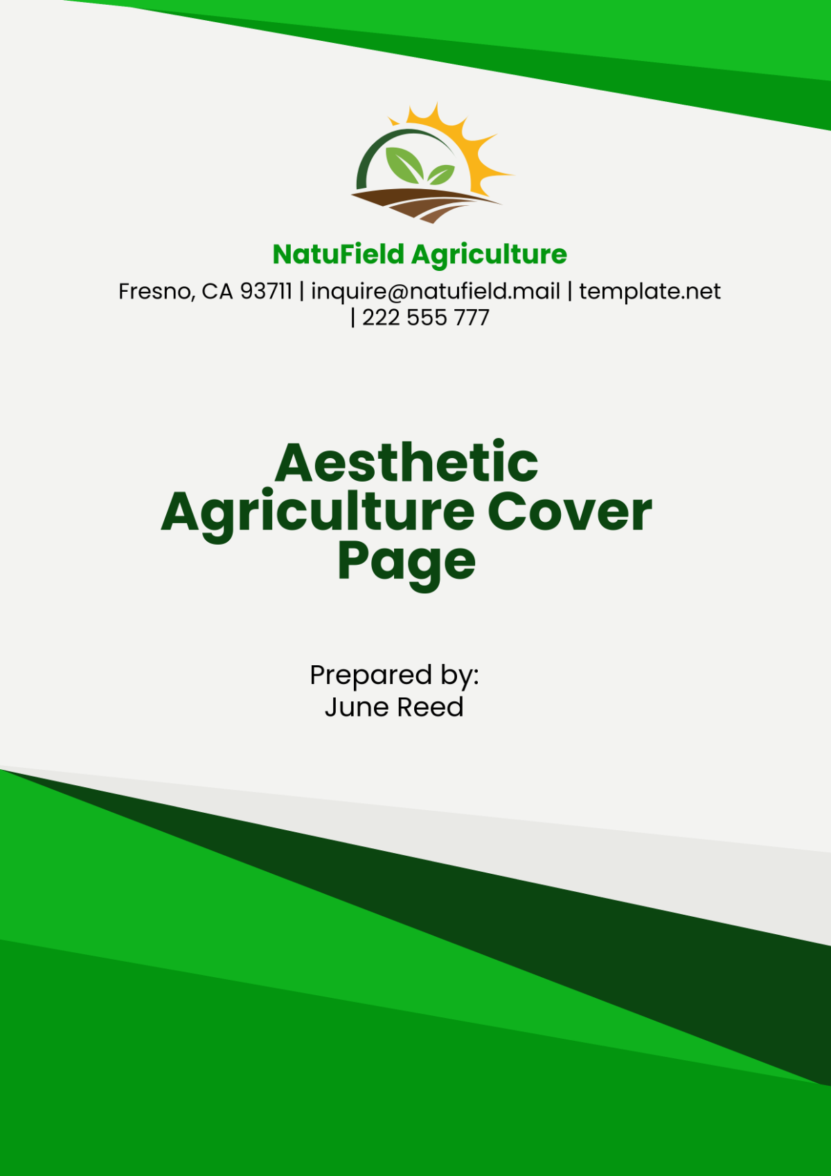 Aesthetic Agriculture Cover Page