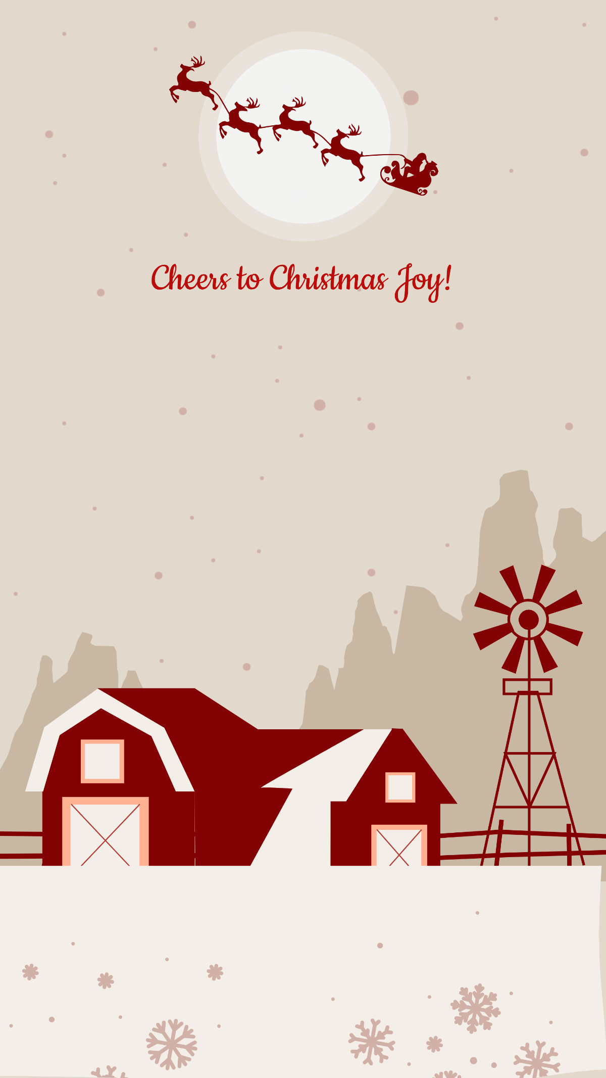 Farmhouse Christmas Wallpaper