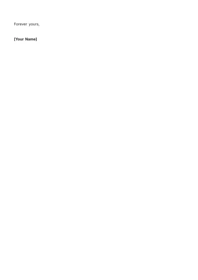 Free Aesthetic Personal Love Letter Template to Edit Online