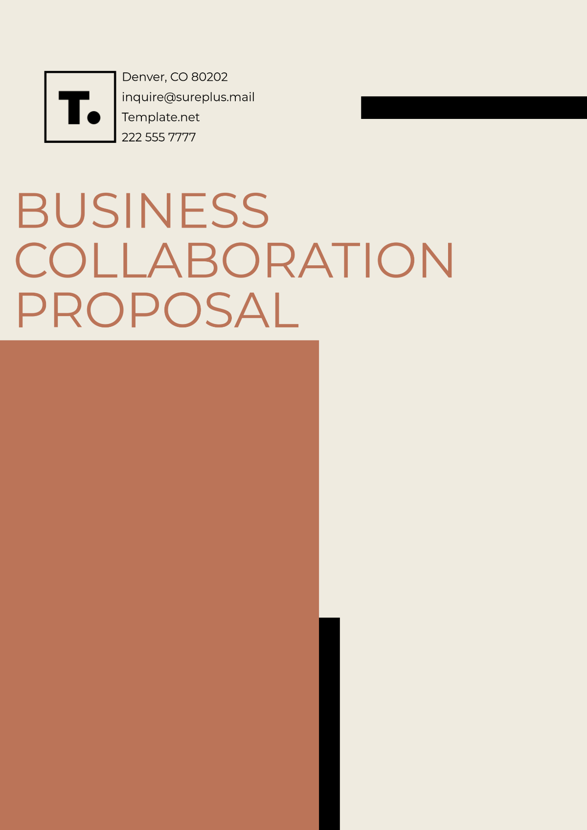 Business Collaboration Proposal Template - Edit Online & Download