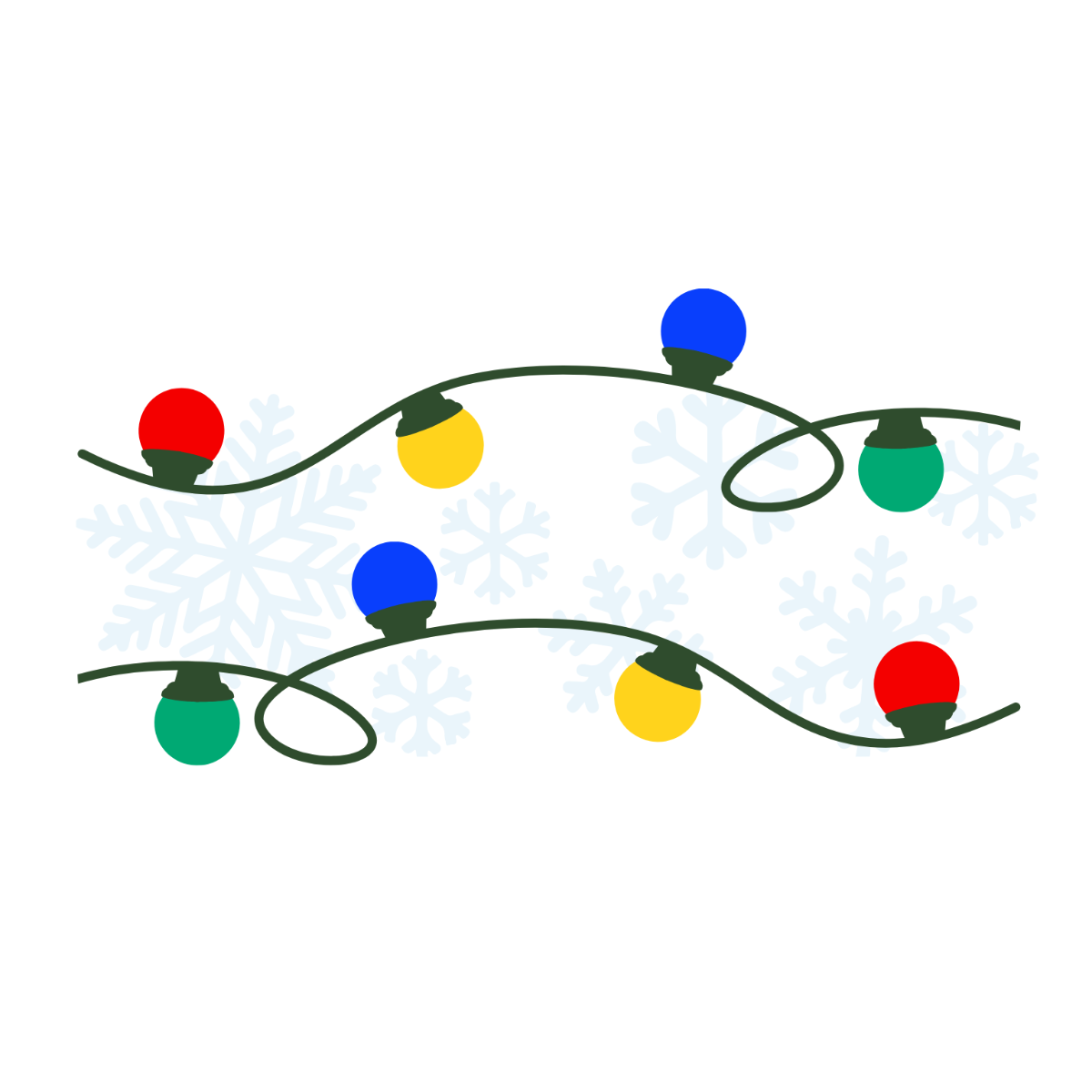 Christmas Light Bulb Clipart