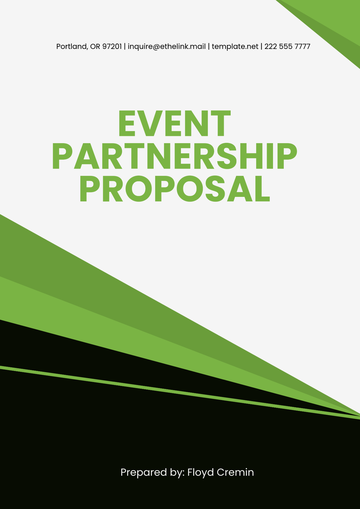 Event Partnership Proposal Template - Edit Online & Download