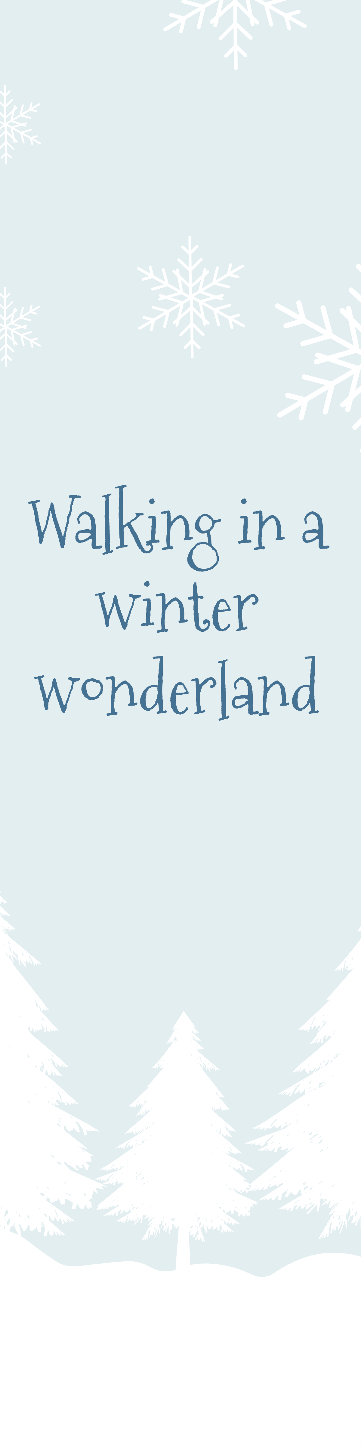 Winter Wonderland Bookmark