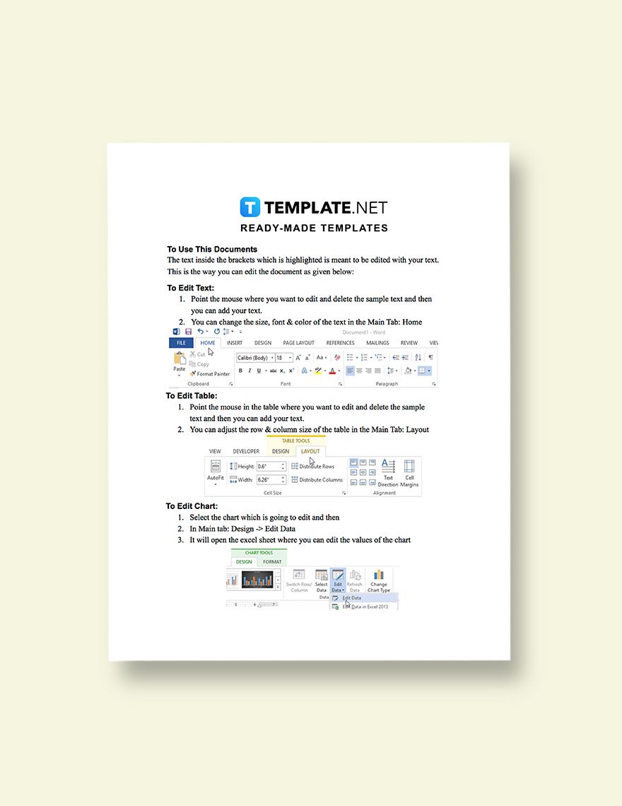 Custom Requirements Testing Report Template