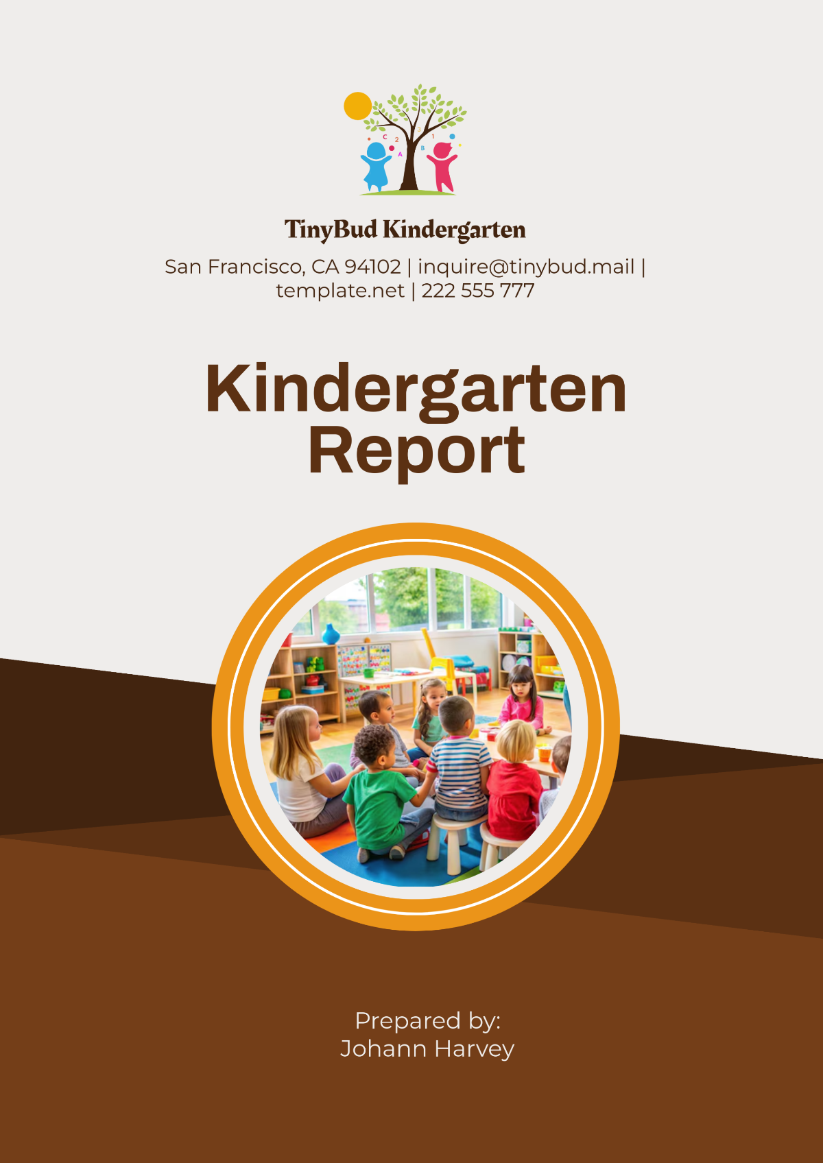 Kindergarten Report Template - Edit Online & Download