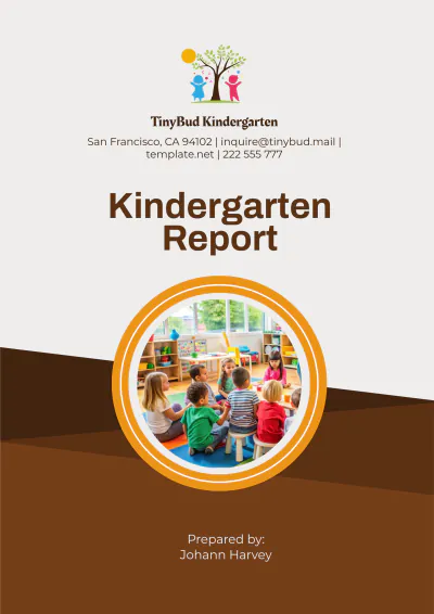 Free Kindergarten Report Template to Edit Online