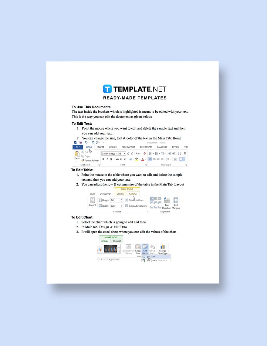 Test Results Report Template