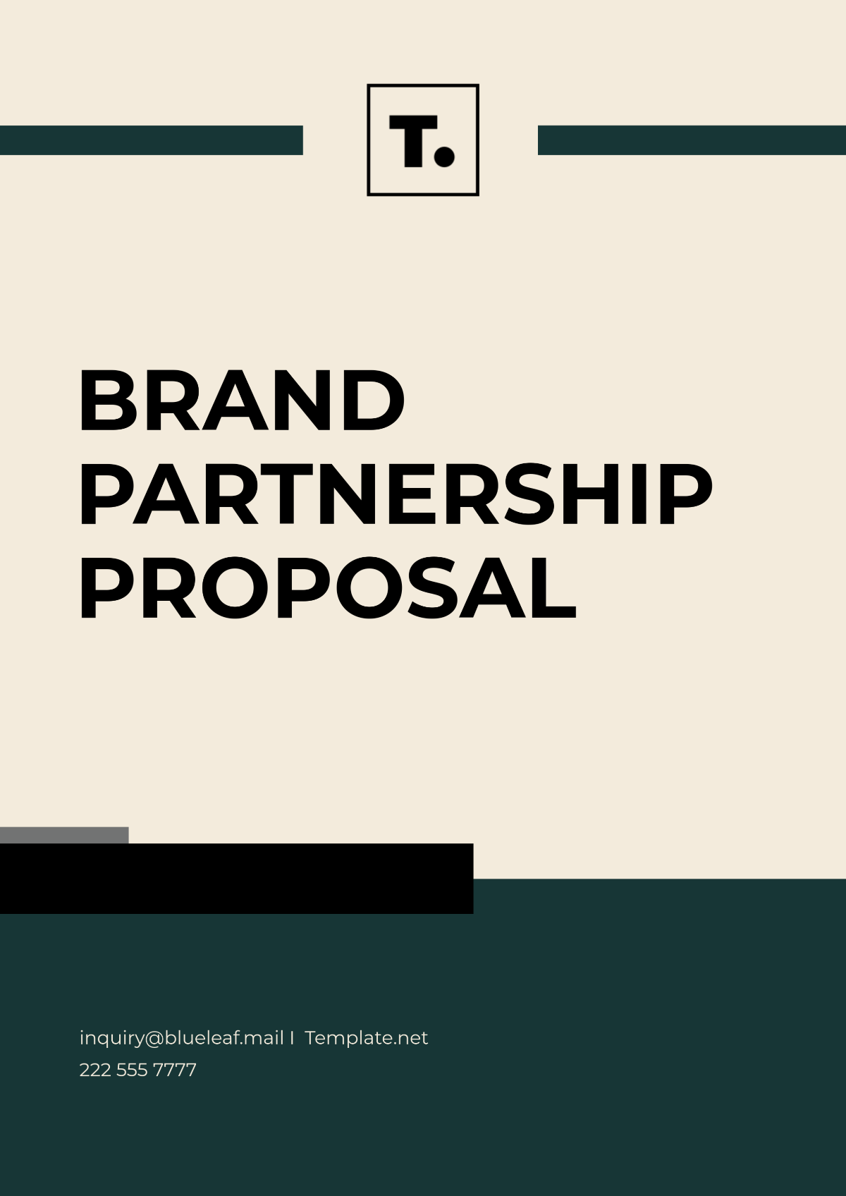 Brand Partnership Proposal Template - Edit Online & Download