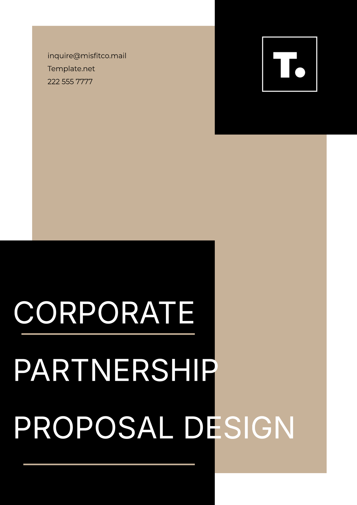 Corporate Partnership Proposal Design Template