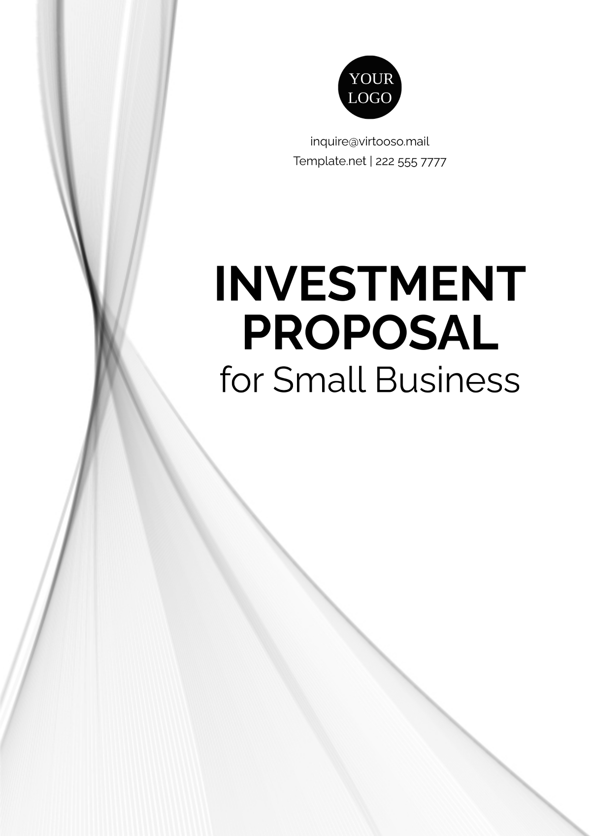 Investment Proposal for Small Business Template - Edit Online & Download