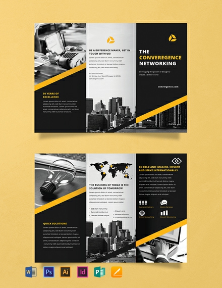 55 Free Brochure Templates In Microsoft Word Doc Template Net