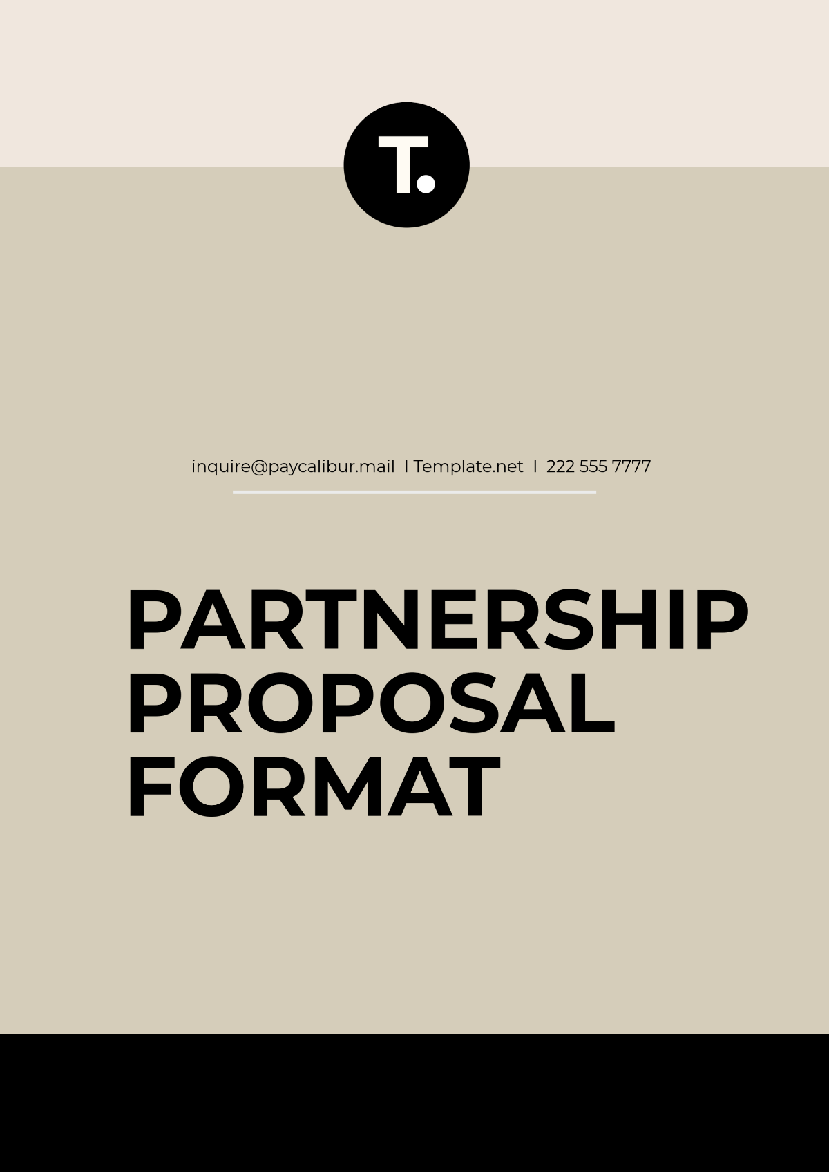 Partnership Proposal Format Template - Edit Online & Download