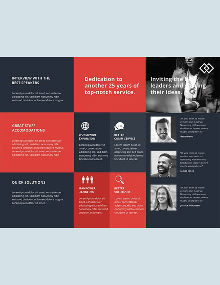 Conference Brochure Template For Your Needs
