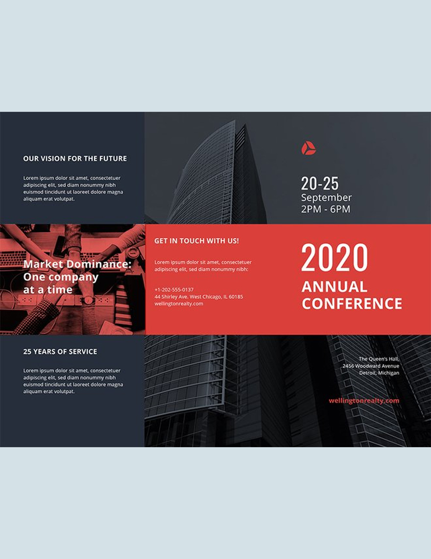 Conference Business Brochure Template