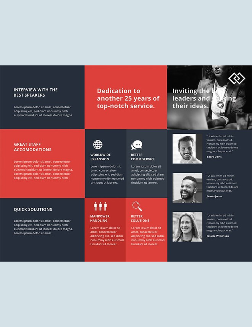 Conference Business Brochure Template