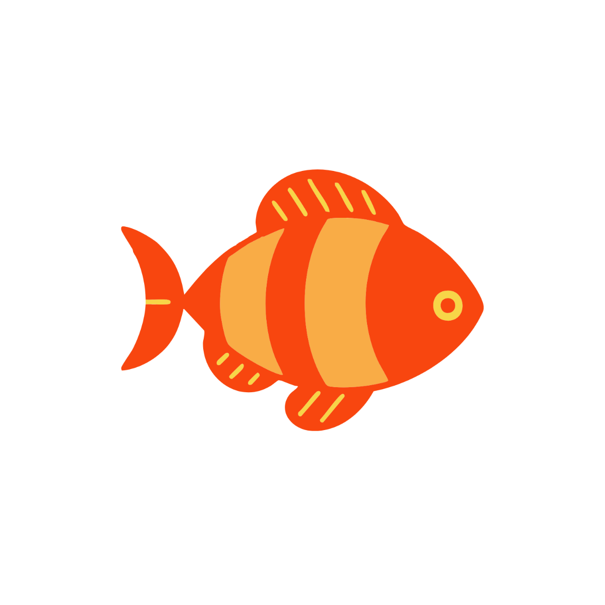 Free Transparent Fish Clipart Template