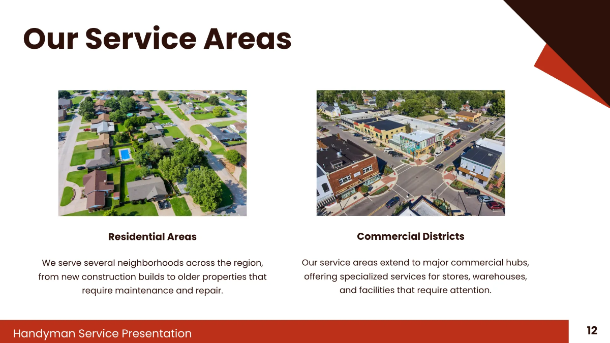 Free Handyman Service Presentation Template to Edit Online