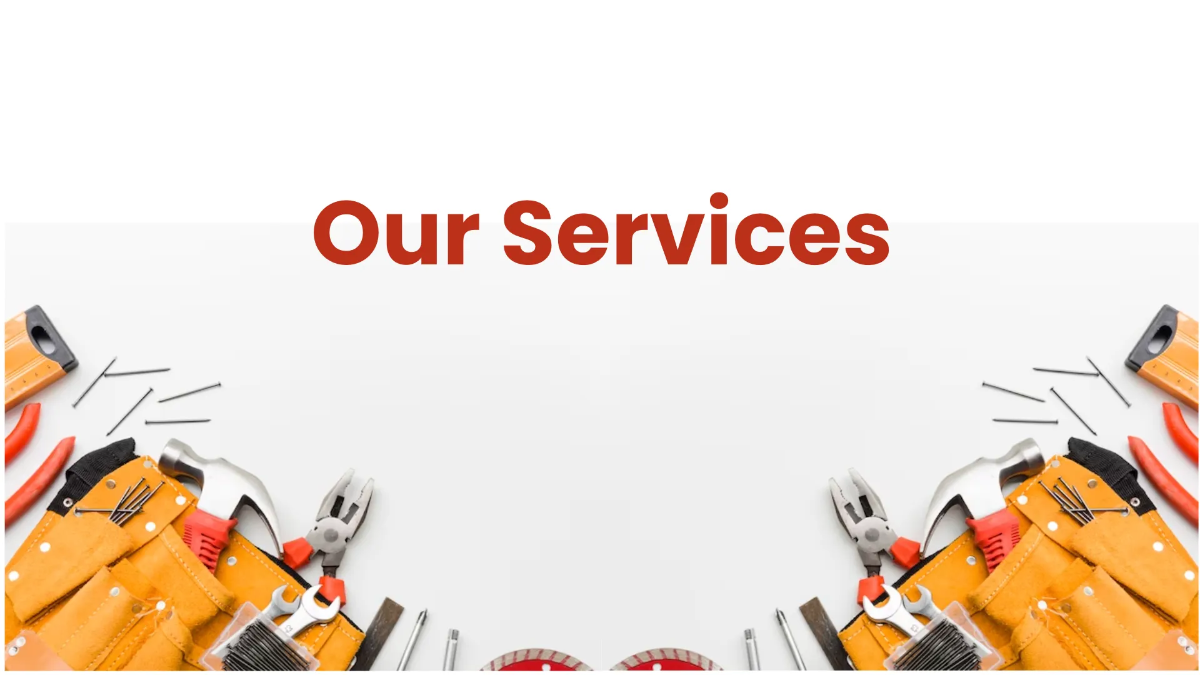 Free Handyman Service Presentation Template to Edit Online