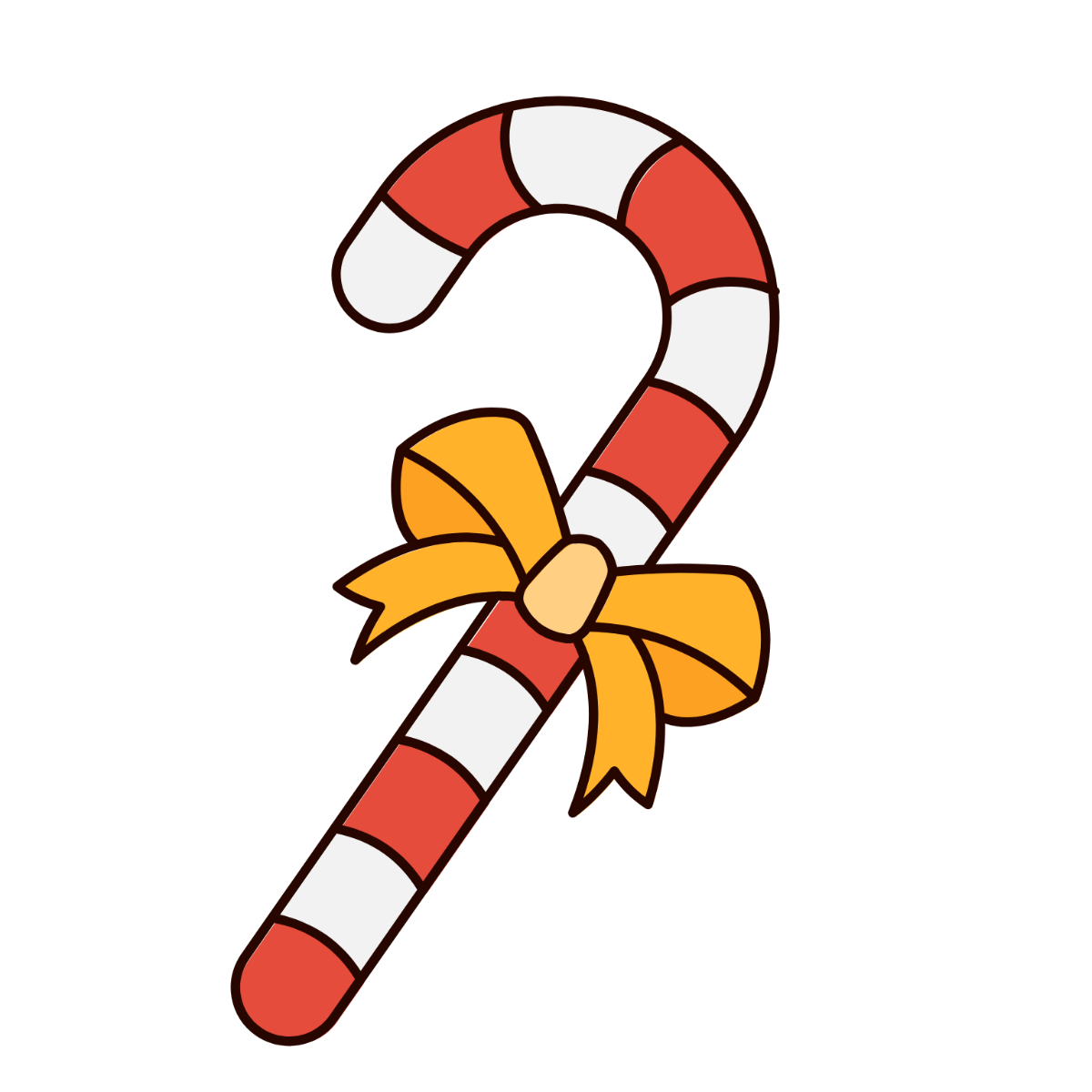 Christmas Candy Cane Clipart