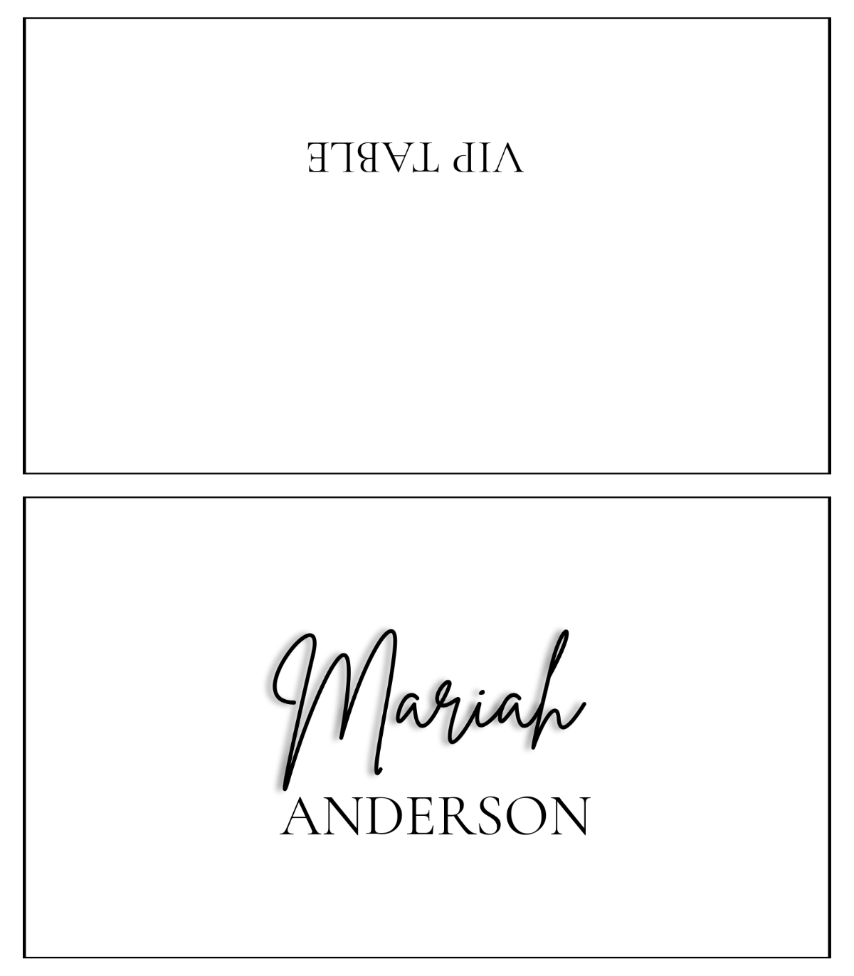 Professional Event Place Card Template - Edit Online & Download