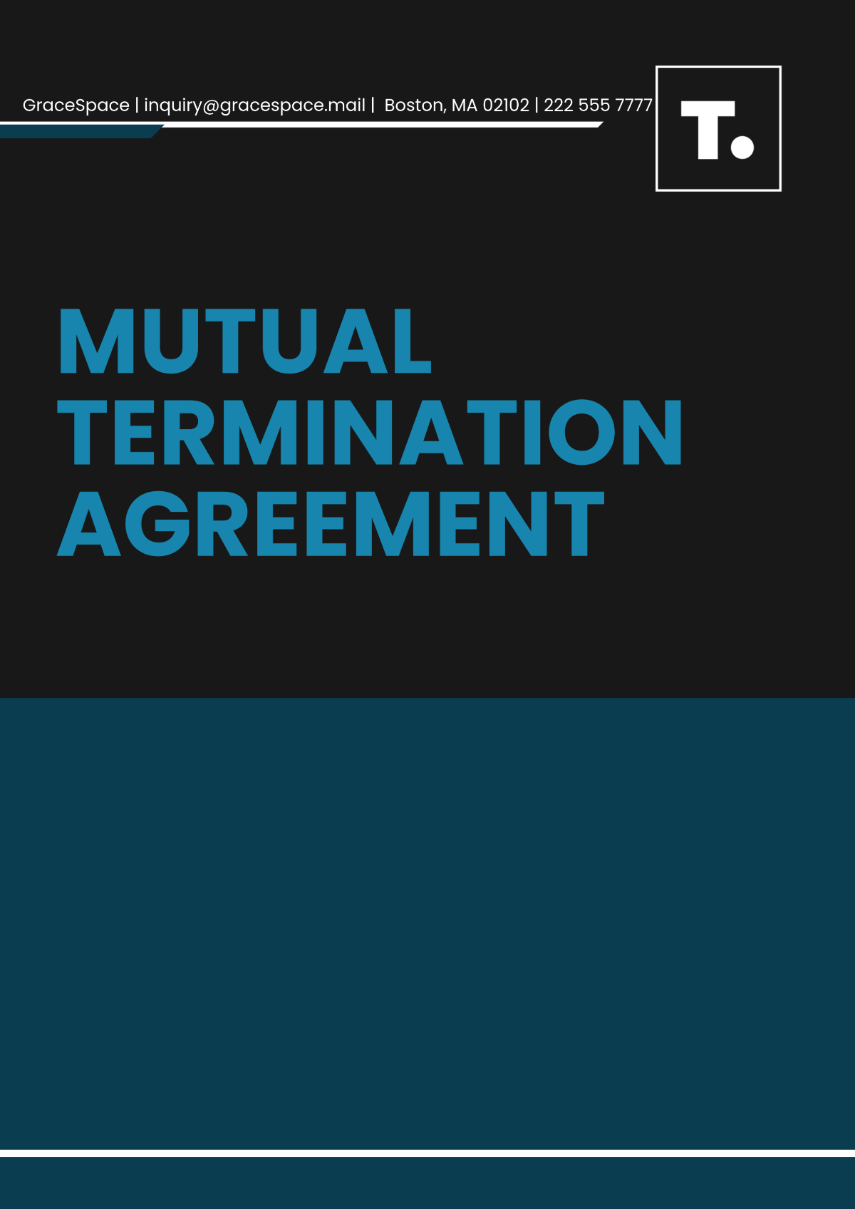 Mutual Termination Agreement Template - Edit Online & Download