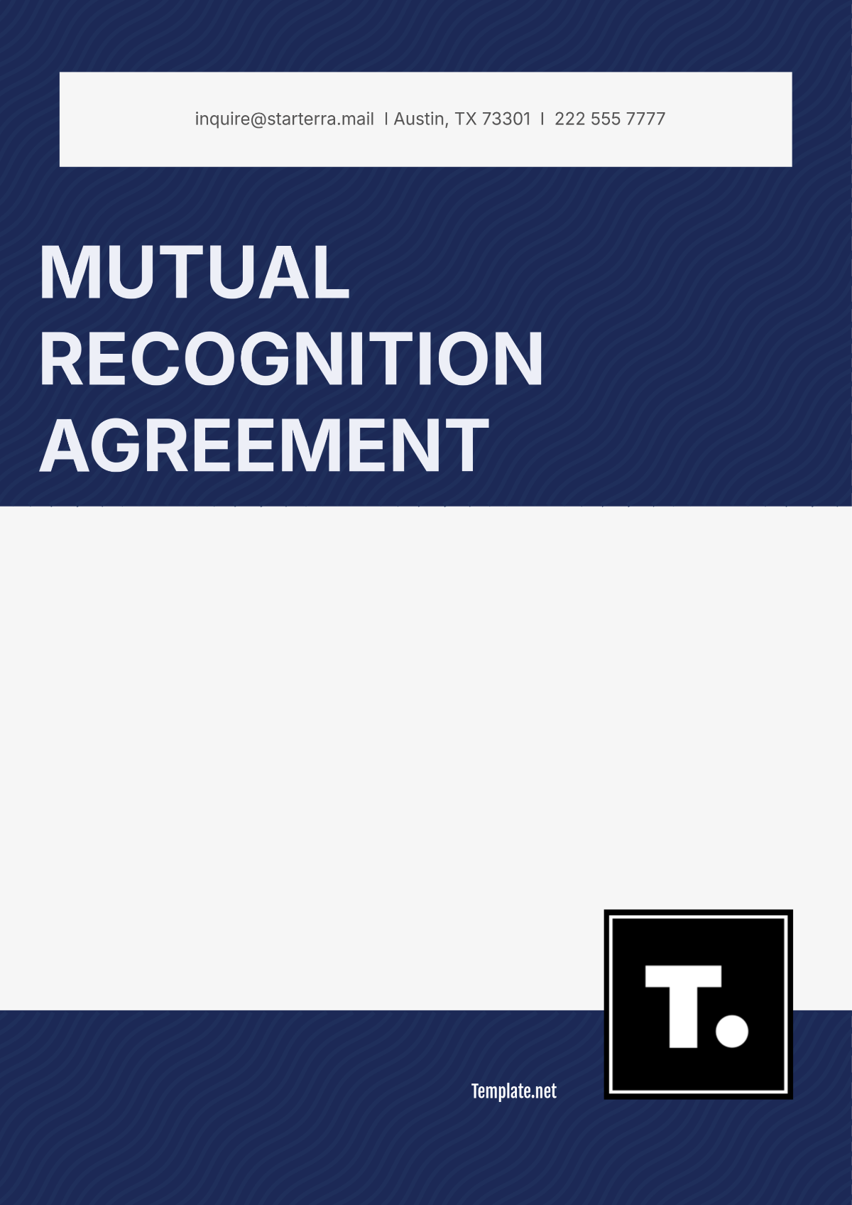 Mutual Recognition Agreement Template - Edit Online & Download