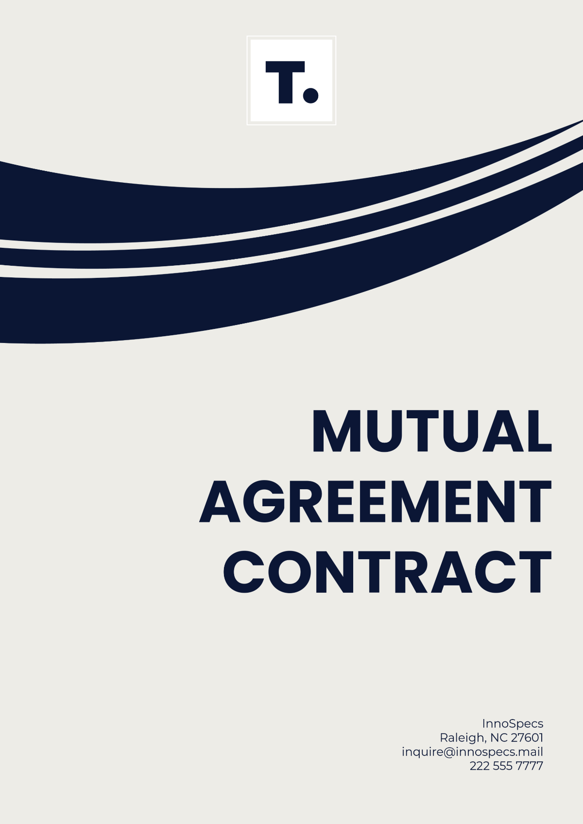 Mutual Agreement Contract Template - Edit Online & Download