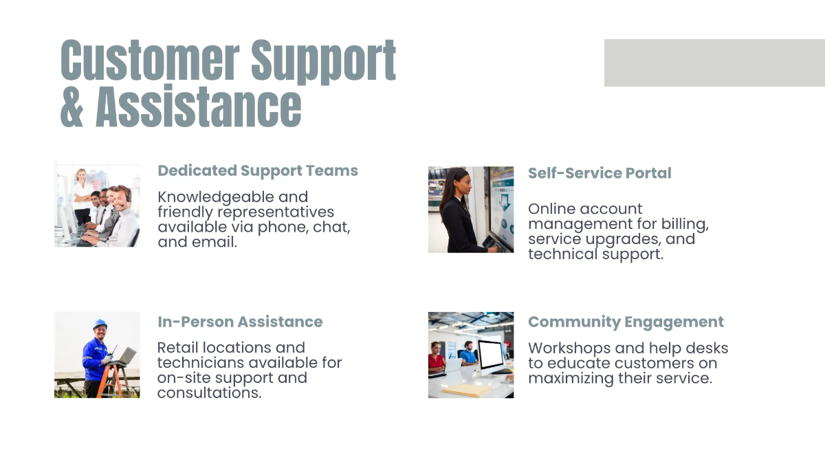 Free Telecommunication Presentation Template to Edit Online