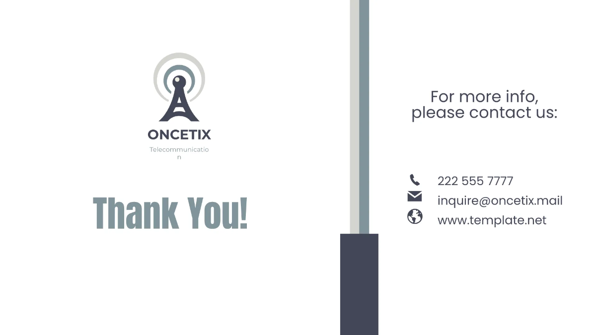 Free Telecommunication Presentation Template to Edit Online