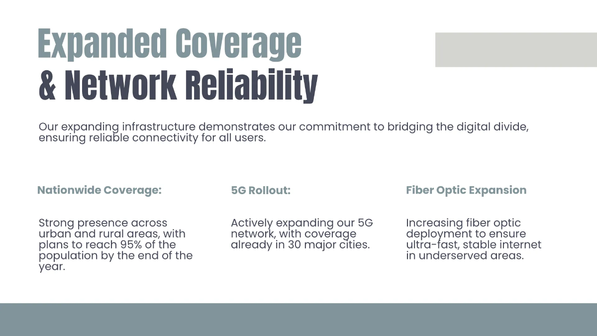 Free Telecommunication Presentation Template to Edit Online