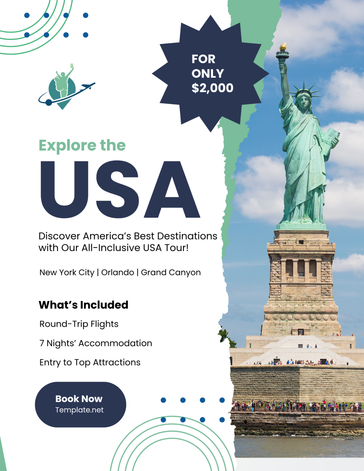 Tourism Promotion Flyer Template - Edit Online & Download