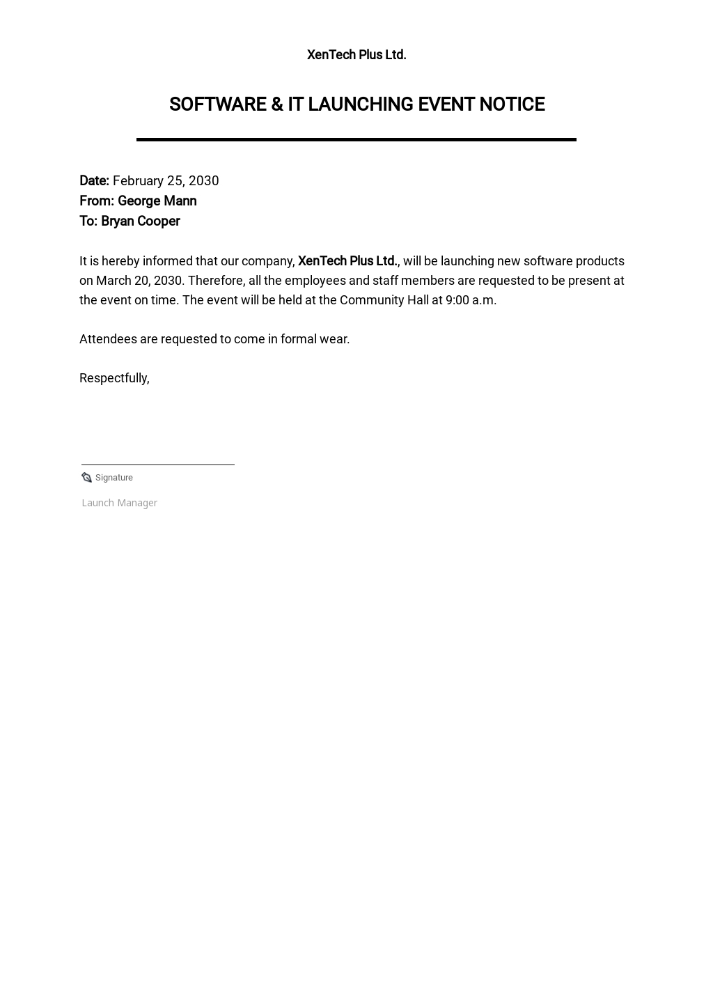 Free Two Week Child Day Care Termination Notice Sample Template ...